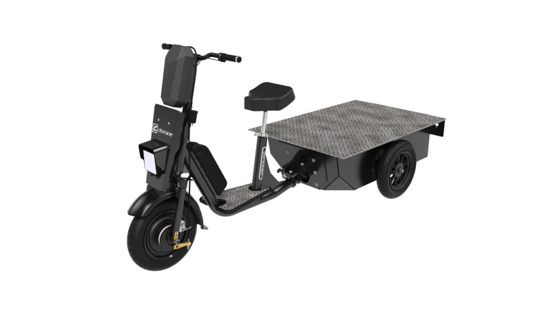 Intervenez efficacement sur les zones industrielles d'Échirolles avec le triporteur électrique A1 XL - Grenoble